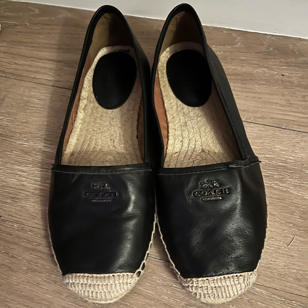 COACH Leather Espadrilles